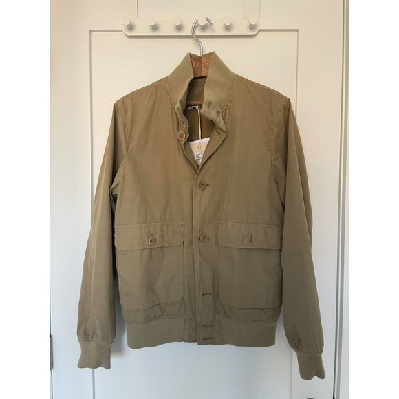 Aspesi Bomber Jacket (astore, cotton) Tan Beige NWT sz M - Picture 1 of 4